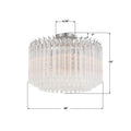 CRYSTORAMA, LOFTON SEMI FLUSH MOUNT, FLUSH MOUNT CEILING LIGHTS