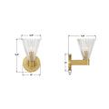 CRYSTORAMA, LOTUS SCONCE, WALL SCONCES