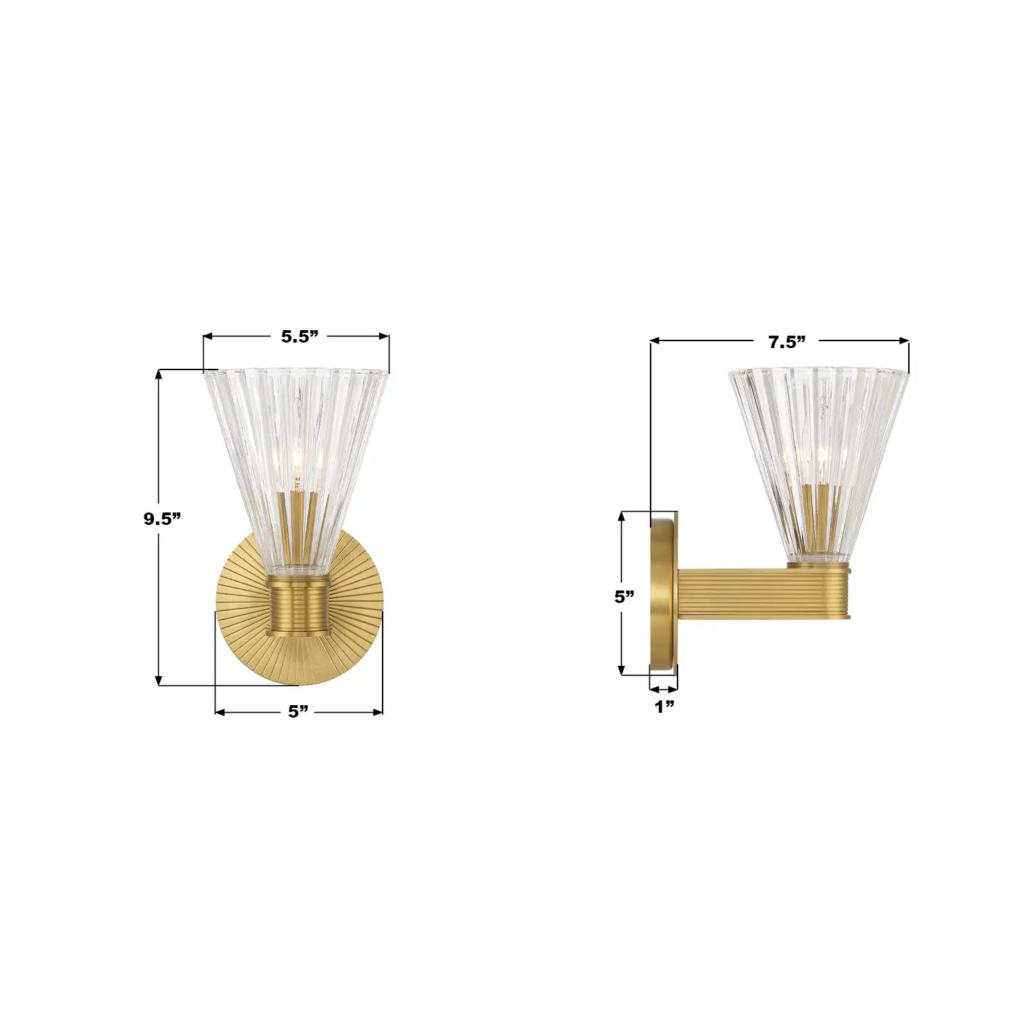 CRYSTORAMA, LOTUS SCONCE, WALL SCONCES
