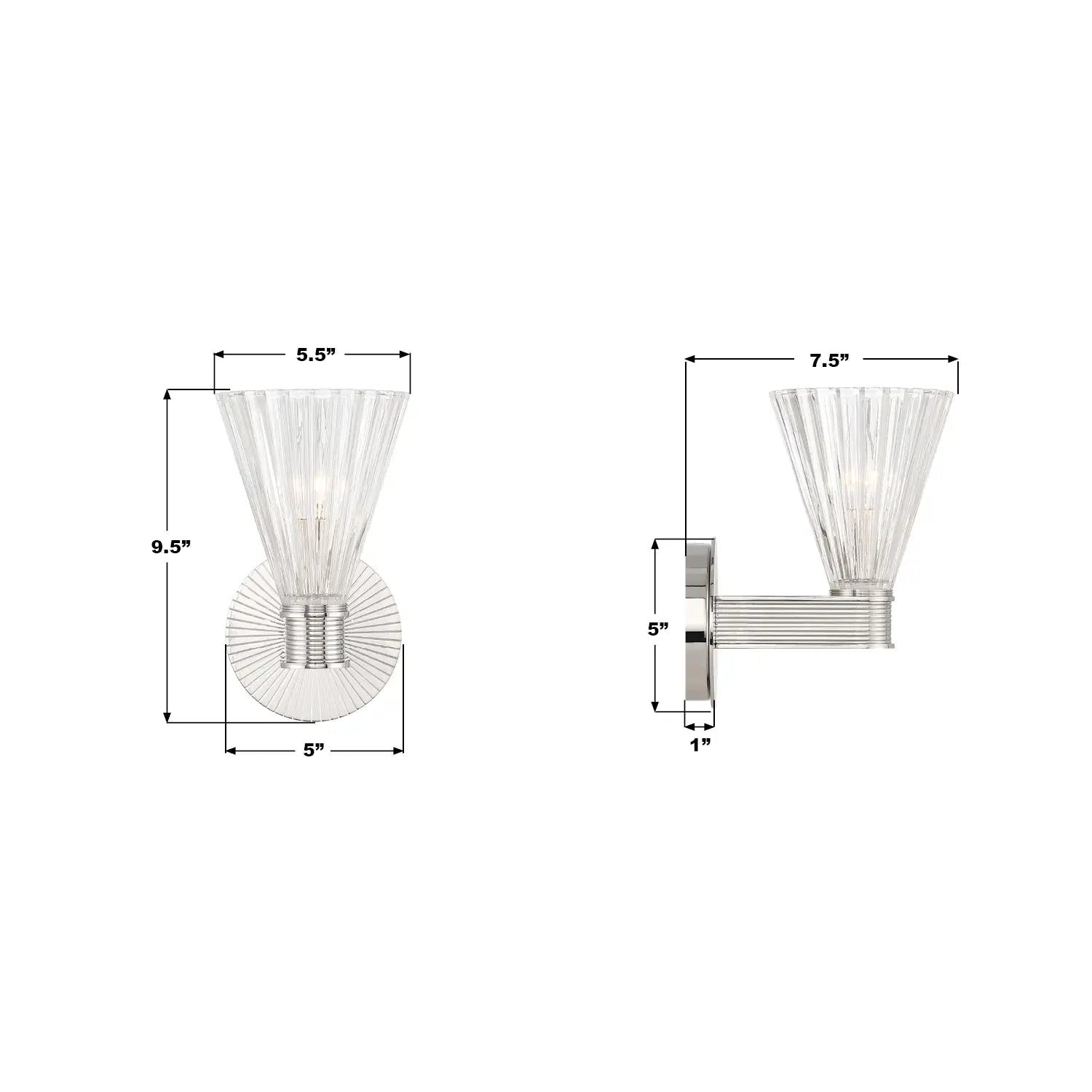 CRYSTORAMA, LOTUS SCONCE, WALL SCONCES
