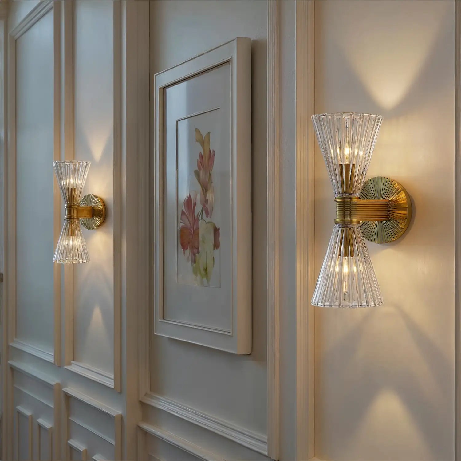 CRYSTORAMA, LOTUS SCONCE, WALL SCONCES