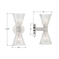 CRYSTORAMA, LOTUS SCONCE, WALL SCONCES