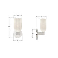 CRYSTORAMA, LOTUS SCONCE, WALL SCONCES