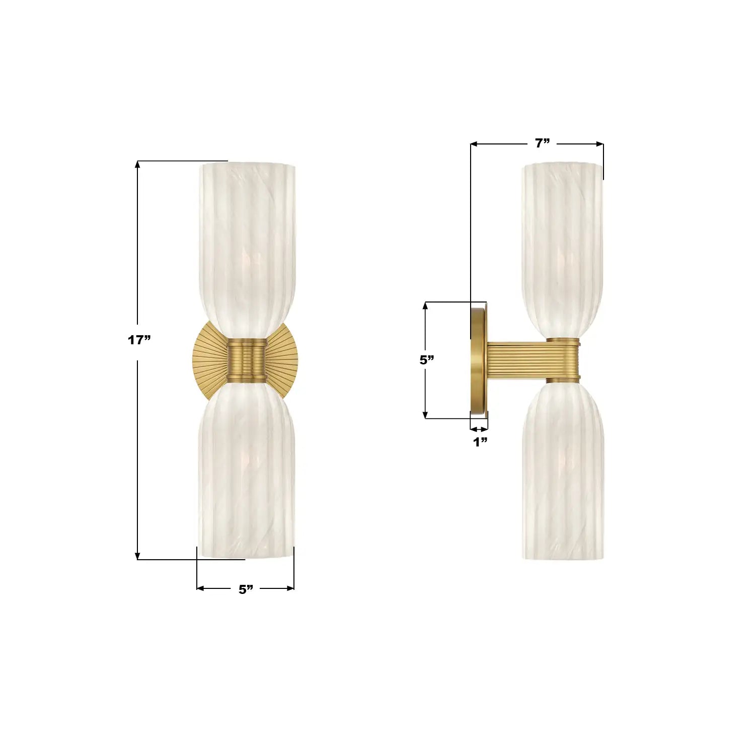 CRYSTORAMA, LOTUS SCONCE, WALL SCONCES