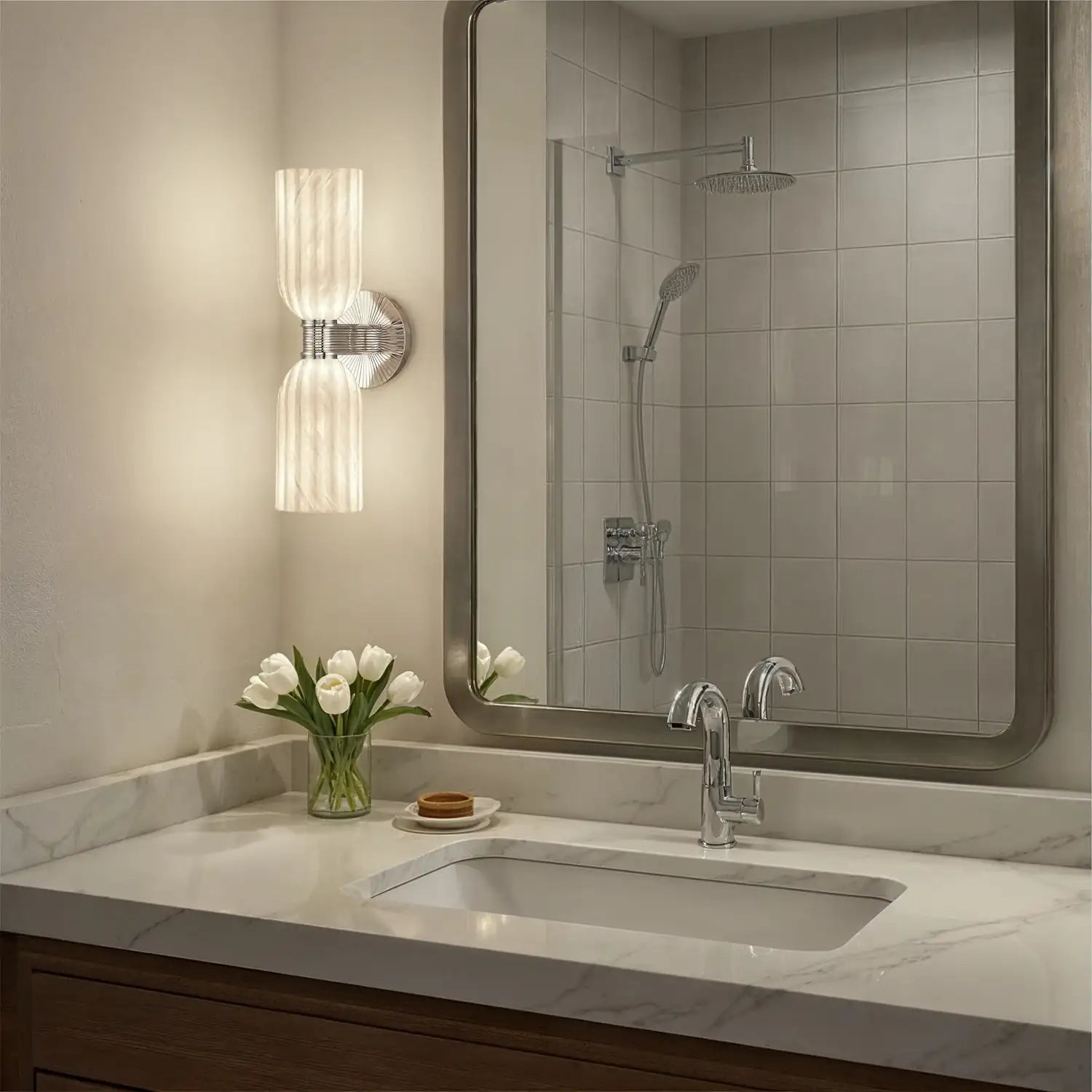 CRYSTORAMA, LOTUS SCONCE, WALL SCONCES