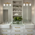 CRYSTORAMA, LOTUS BATHROOM VANITY, VANITY LIGHT