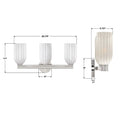 CRYSTORAMA, LOTUS BATHROOM VANITY, VANITY LIGHT