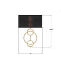 CRYSTORAMA, LAUREL SCONCE, WALL SCONCES