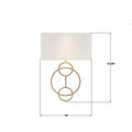 CRYSTORAMA, LAUREL SCONCE, WALL SCONCES