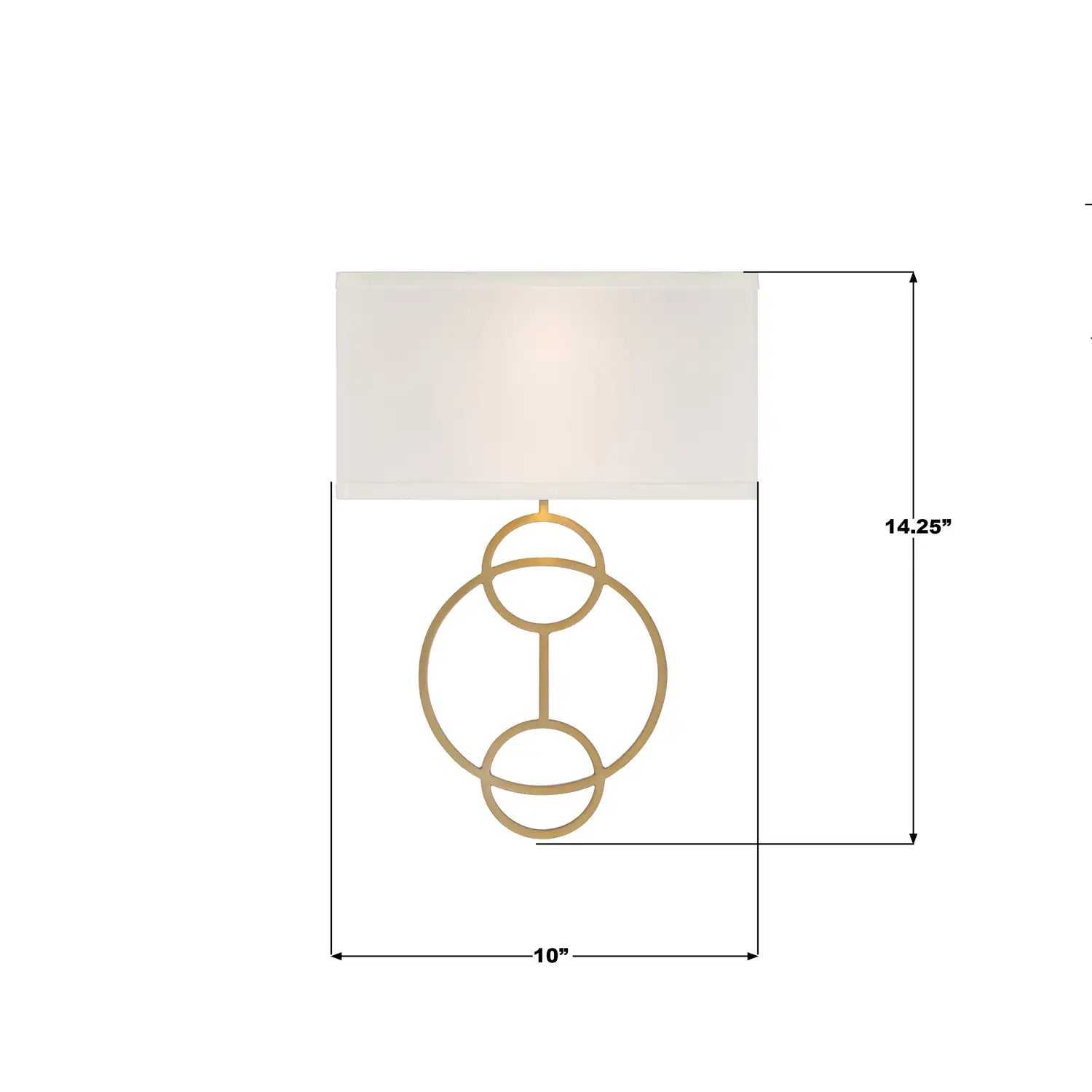 CRYSTORAMA, LAUREL SCONCE, WALL SCONCES