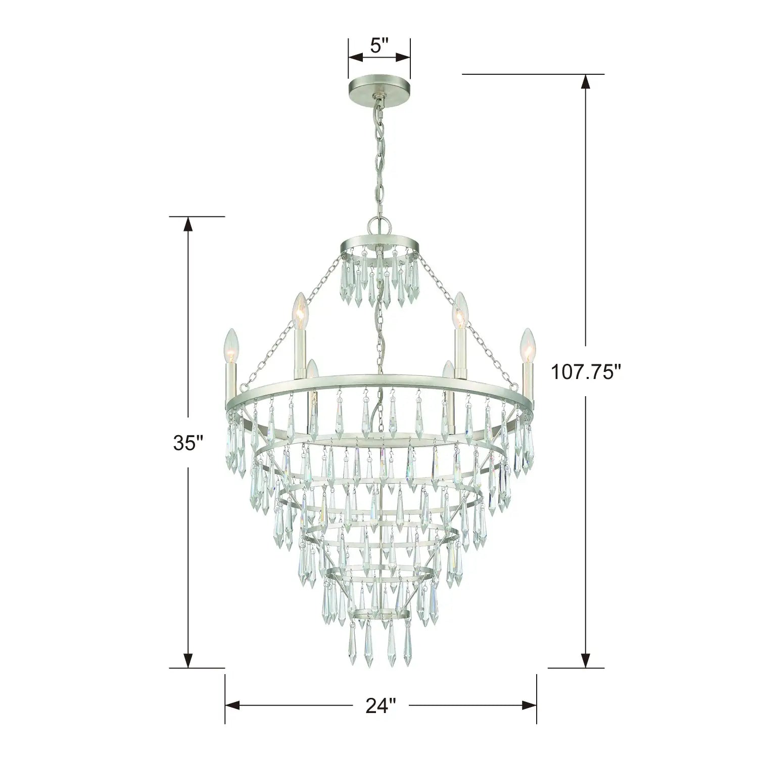 CRYSTORAMA, LUCILLE CHANDELIER, CHANDELIER LIGHT