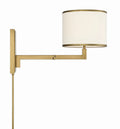 CRYSTORAMA, MADISON SWING ARM SCONCE, WALL SCONCES