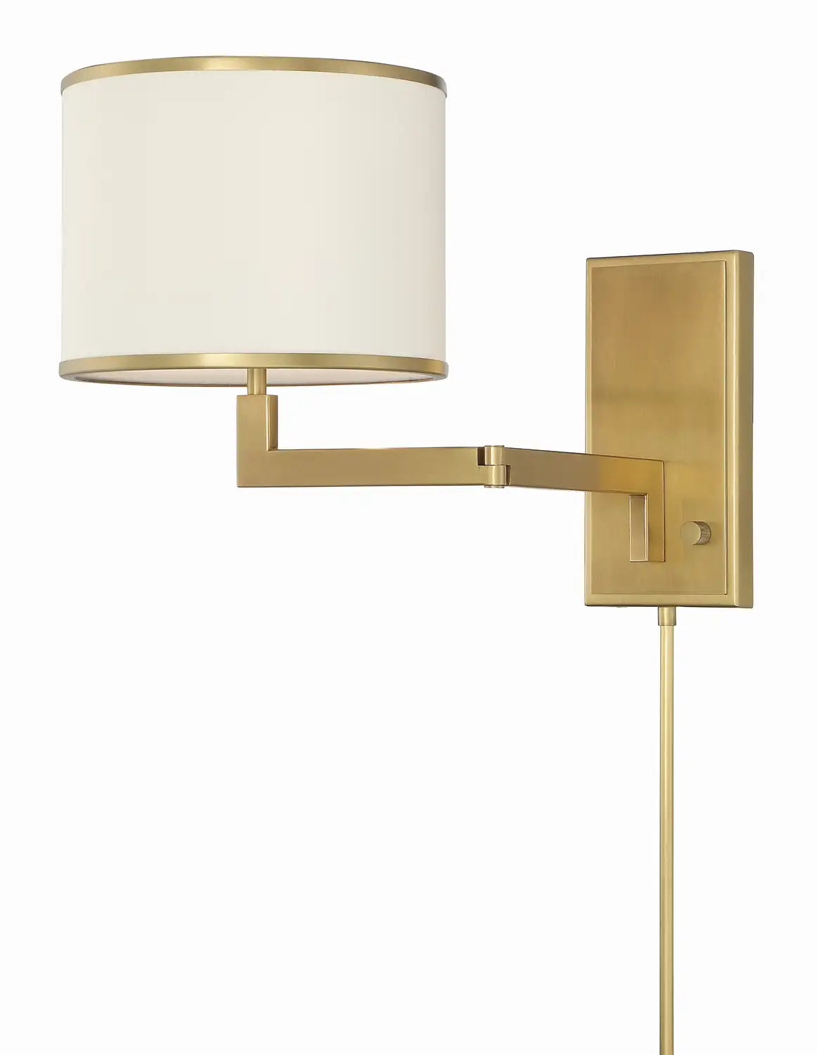 CRYSTORAMA, MADISON SWING ARM SCONCE, WALL SCONCES