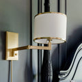 CRYSTORAMA, MADISON SWING ARM SCONCE, WALL SCONCES