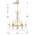 CRYSTORAMA, MAIZEY CHANDELIER, CHANDELIER LIGHT