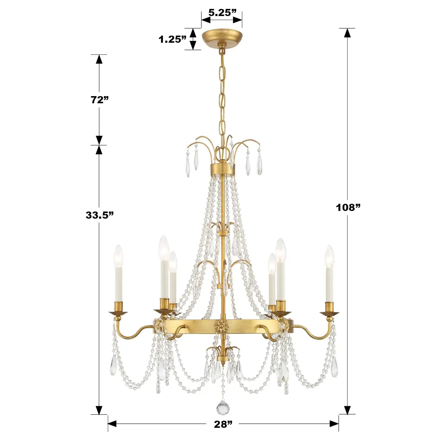 CRYSTORAMA, MAIZEY CHANDELIER, CHANDELIER LIGHT