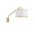 CRYSTORAMA, MALLORY SOFT SWING ARM SCONCE, WALL SCONCES