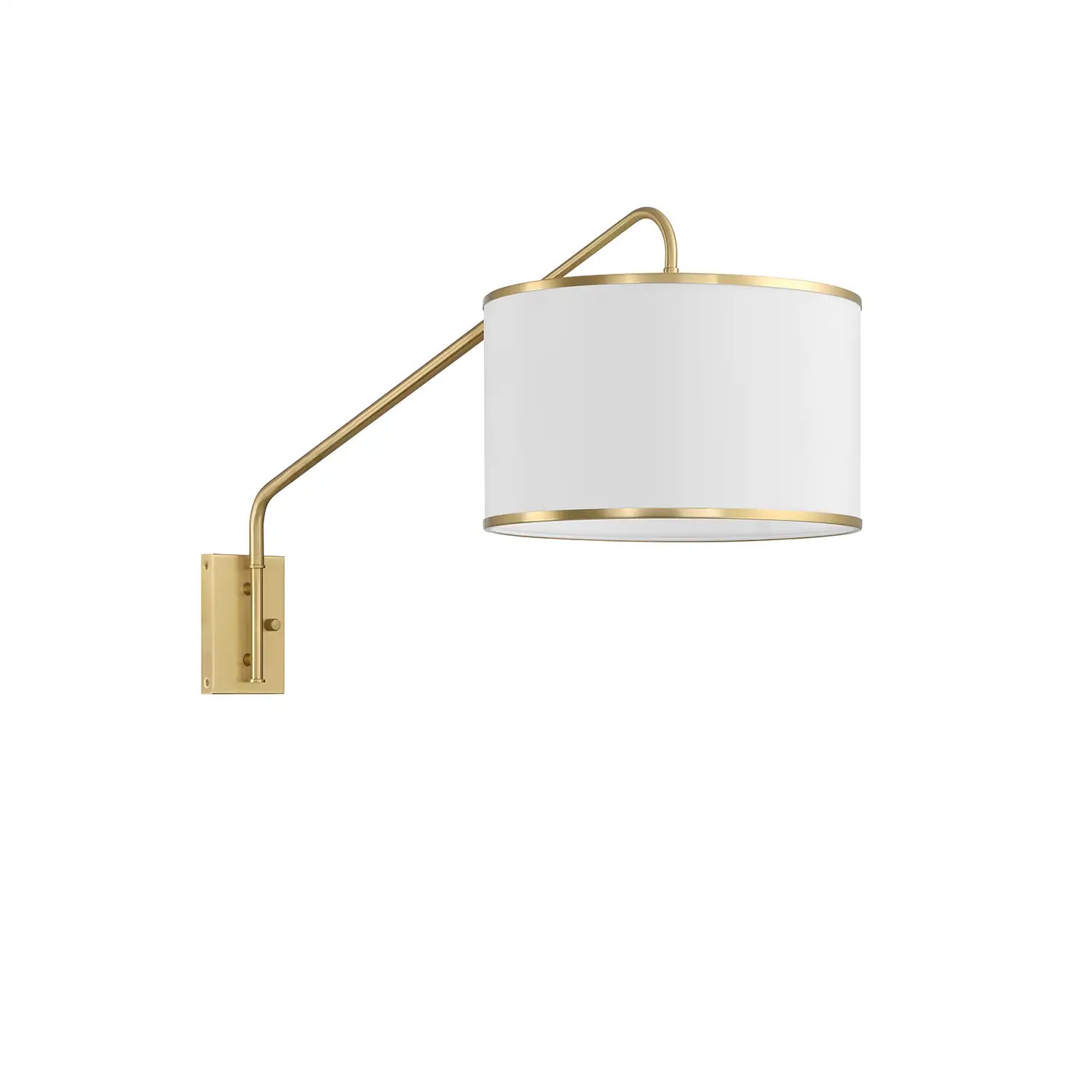 CRYSTORAMA, MALLORY SOFT SWING ARM SCONCE, WALL SCONCES
