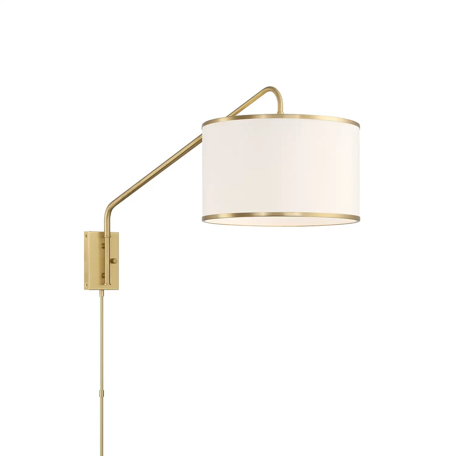 CRYSTORAMA, MALLORY SOFT SWING ARM SCONCE, WALL SCONCES