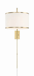 CRYSTORAMA, MALLORY SOFT SWING ARM SCONCE, WALL SCONCES