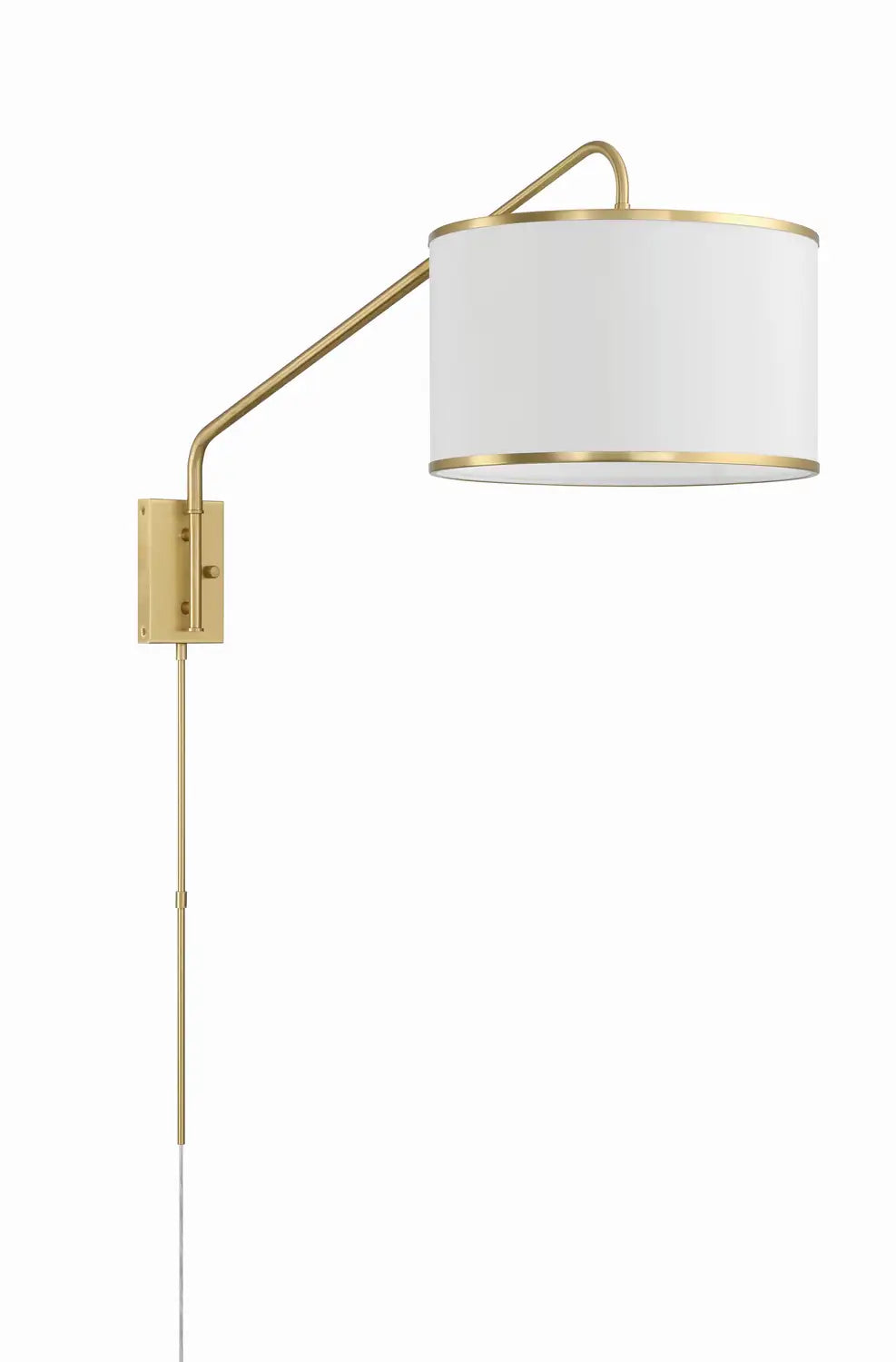 CRYSTORAMA, MALLORY SOFT SWING ARM SCONCE, WALL SCONCES
