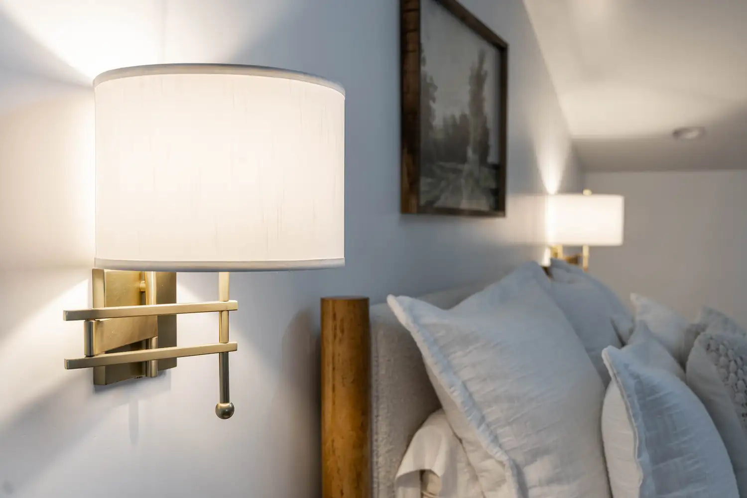 CRYSTORAMA, MARSHALL SWING ARM SCONCE, WALL SCONCES