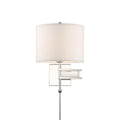 CRYSTORAMA, MARSHALL SWING ARM SCONCE, WALL SCONCES