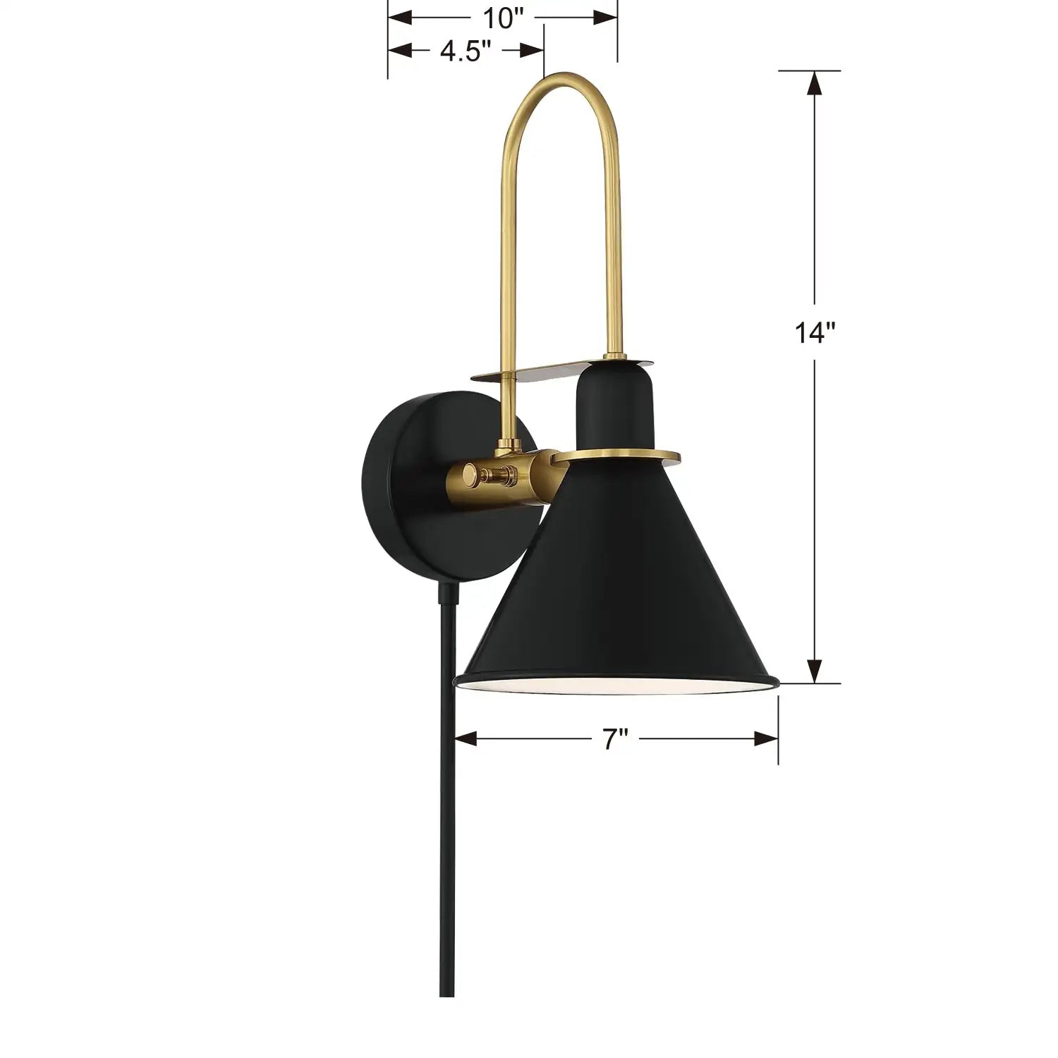 CRYSTORAMA, MEDFORD TASK SCONCE, WALL SCONCES