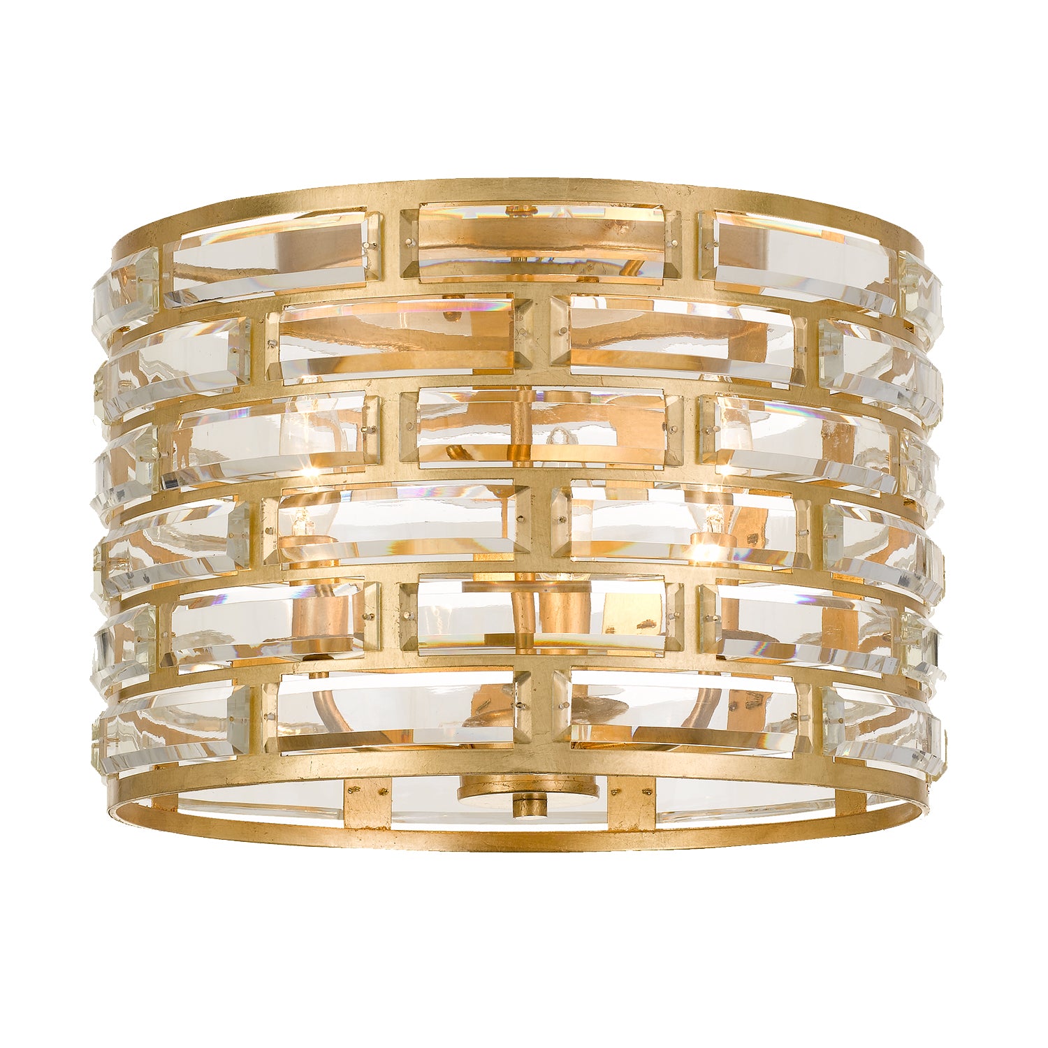 CRYSTORAMA, MERIDIAN FLUSH MOUNT, FLUSH MOUNT CEILING LIGHTS 