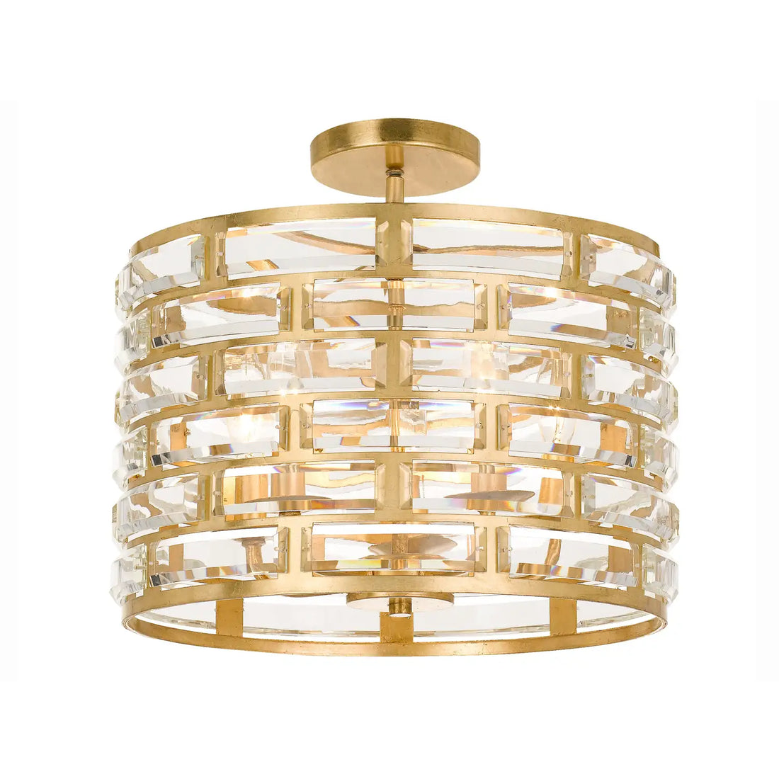 CRYSTORAMA, MERIDIAN SEMI FLUSH MOUNT, FLUSH MOUNT CEILING LIGHTS