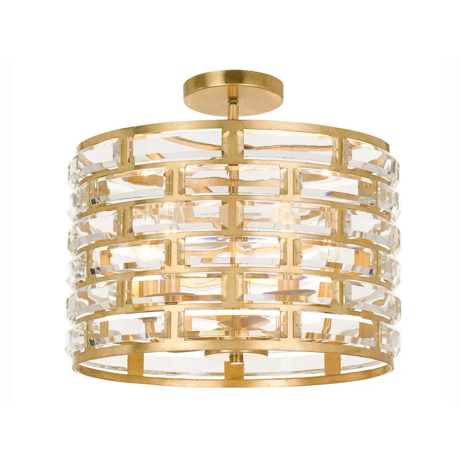 CRYSTORAMA, MERIDIAN SEMI FLUSH MOUNT, FLUSH MOUNT CEILING LIGHTS