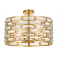 CRYSTORAMA, MERIDIAN SEMI FLUSH MOUNT, FLUSH MOUNT CEILING LIGHTS