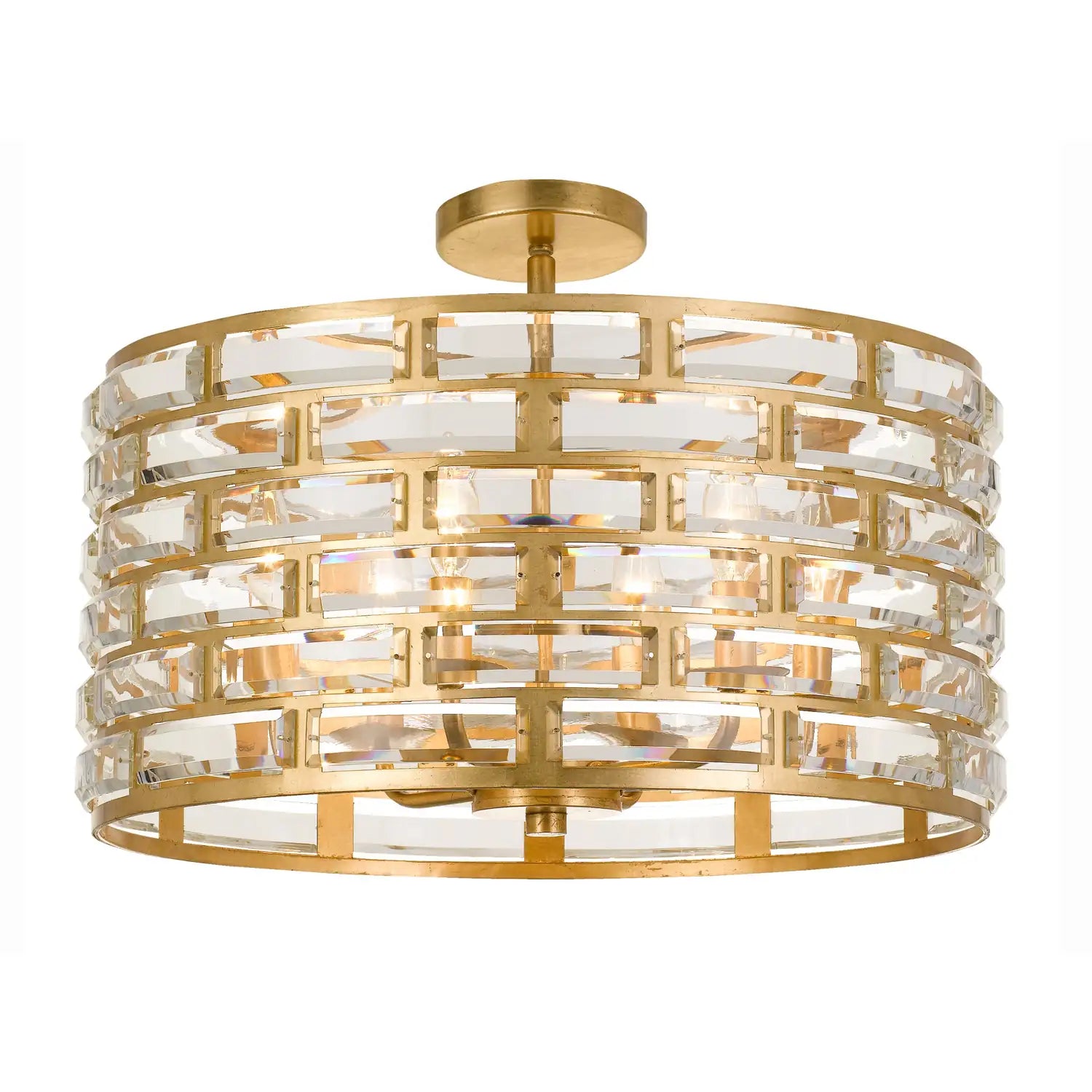 CRYSTORAMA, MERIDIAN SEMI FLUSH MOUNT, FLUSH MOUNT CEILING LIGHTS