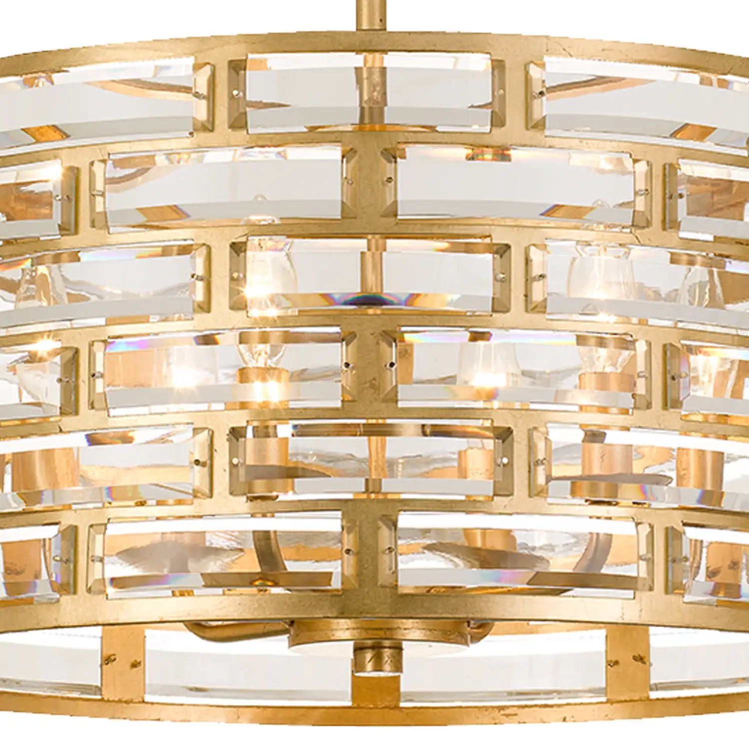 CRYSTORAMA, MERIDIAN SEMI FLUSH MOUNT, FLUSH MOUNT CEILING LIGHTS