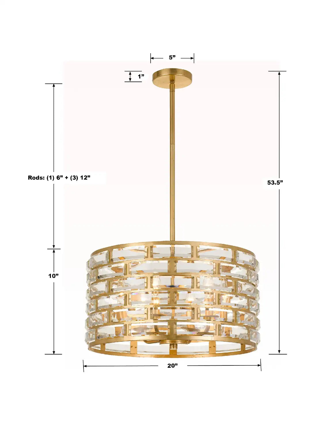 CRYSTORAMA, MERIDIAN PENDANT, PENDANT LIGHT