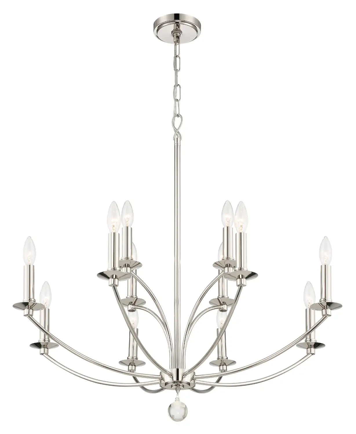 CRYSTORAMA, MILA CHANDELIER, CHANDELIER LIGHT