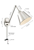 CRYSTORAMA, MITCHELL TASK SCONCE, WALL SCONCES