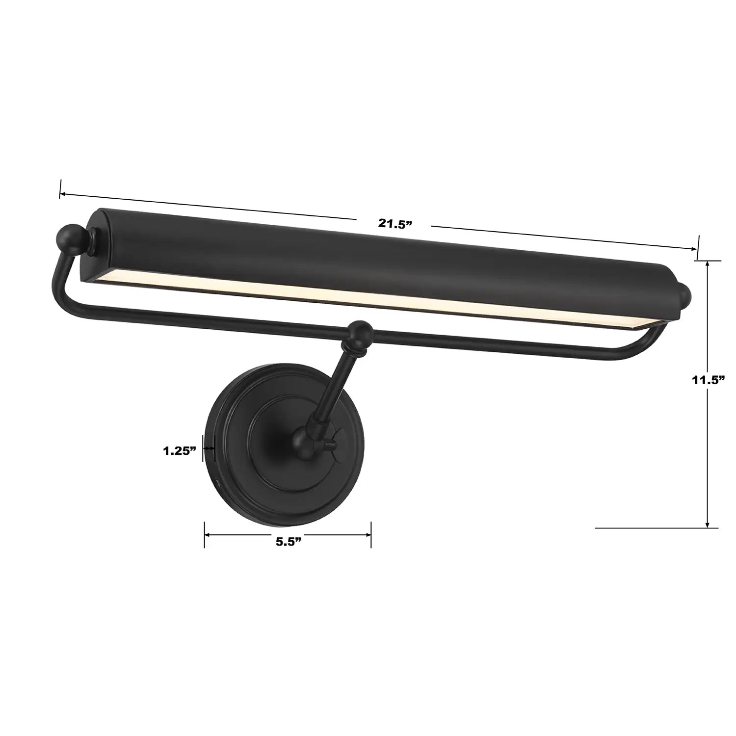 CRYSTORAMA, MILLER INTEGRATED LED PICTURE LIGHT, PICTURE LIGHTS