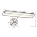 CRYSTORAMA, MILLER INTEGRATED LED PICTURE LIGHT, PICTURE LIGHTS
