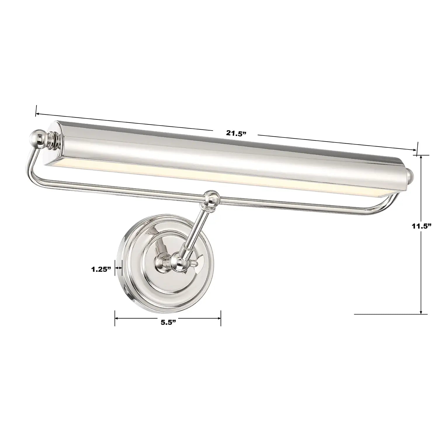 CRYSTORAMA, MILLER INTEGRATED LED PICTURE LIGHT, PICTURE LIGHTS