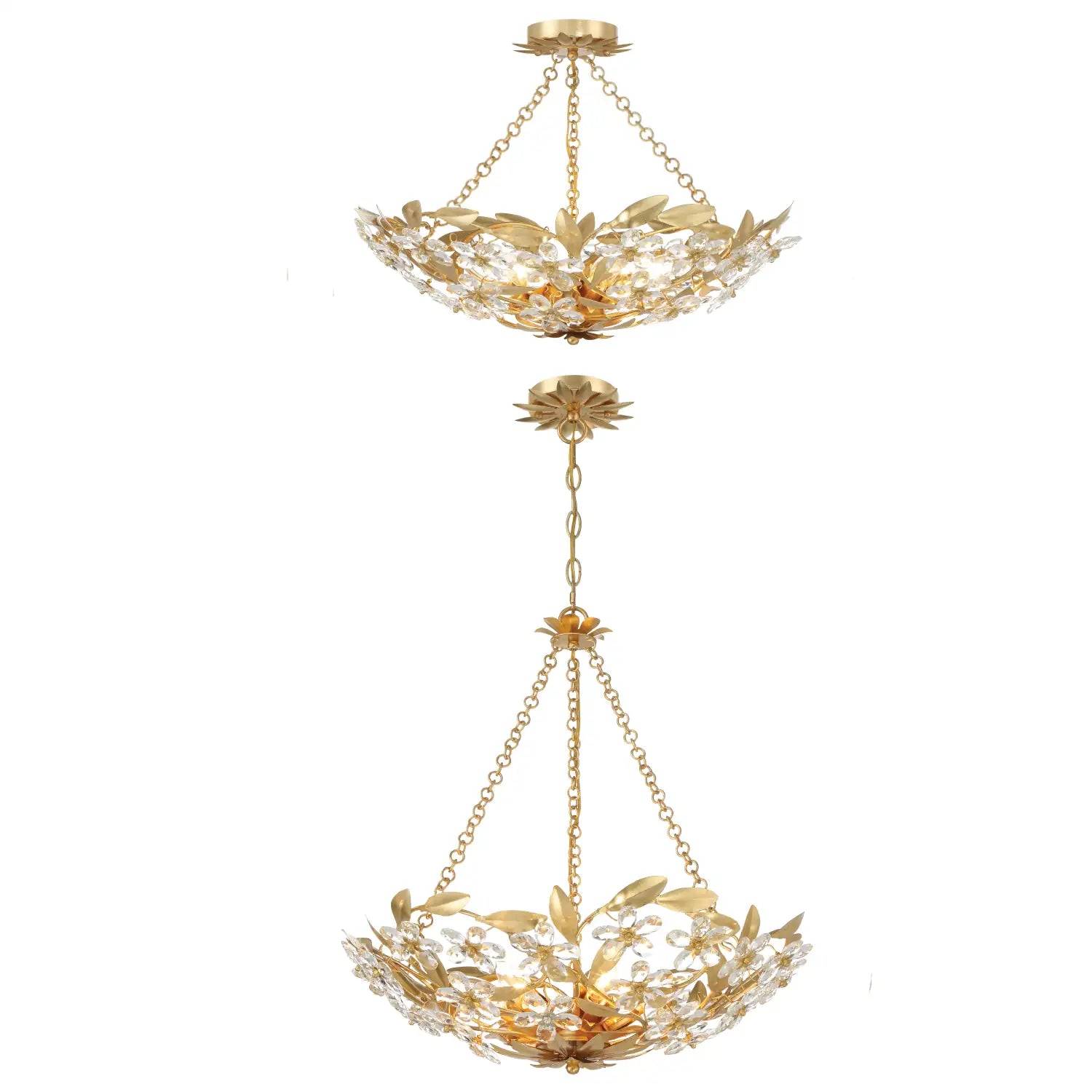 CRYSTORAMA, MARSELLE SEMI FLUSH MOUNT, FLUSH MOUNT CEILING LIGHTS