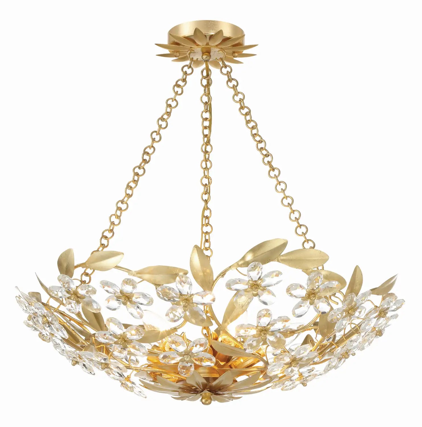 CRYSTORAMA, MARSELLE SEMI FLUSH MOUNT, FLUSH MOUNT CEILING LIGHTS