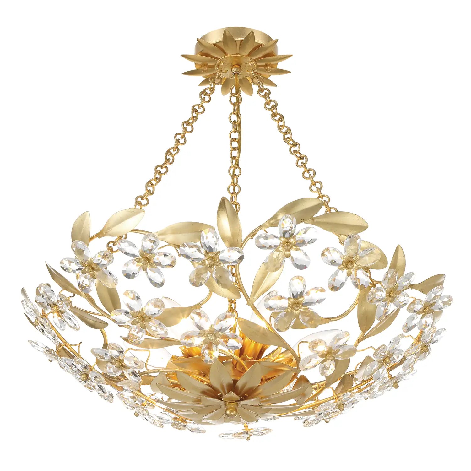 CRYSTORAMA, MARSELLE SEMI FLUSH MOUNT, FLUSH MOUNT CEILING LIGHTS