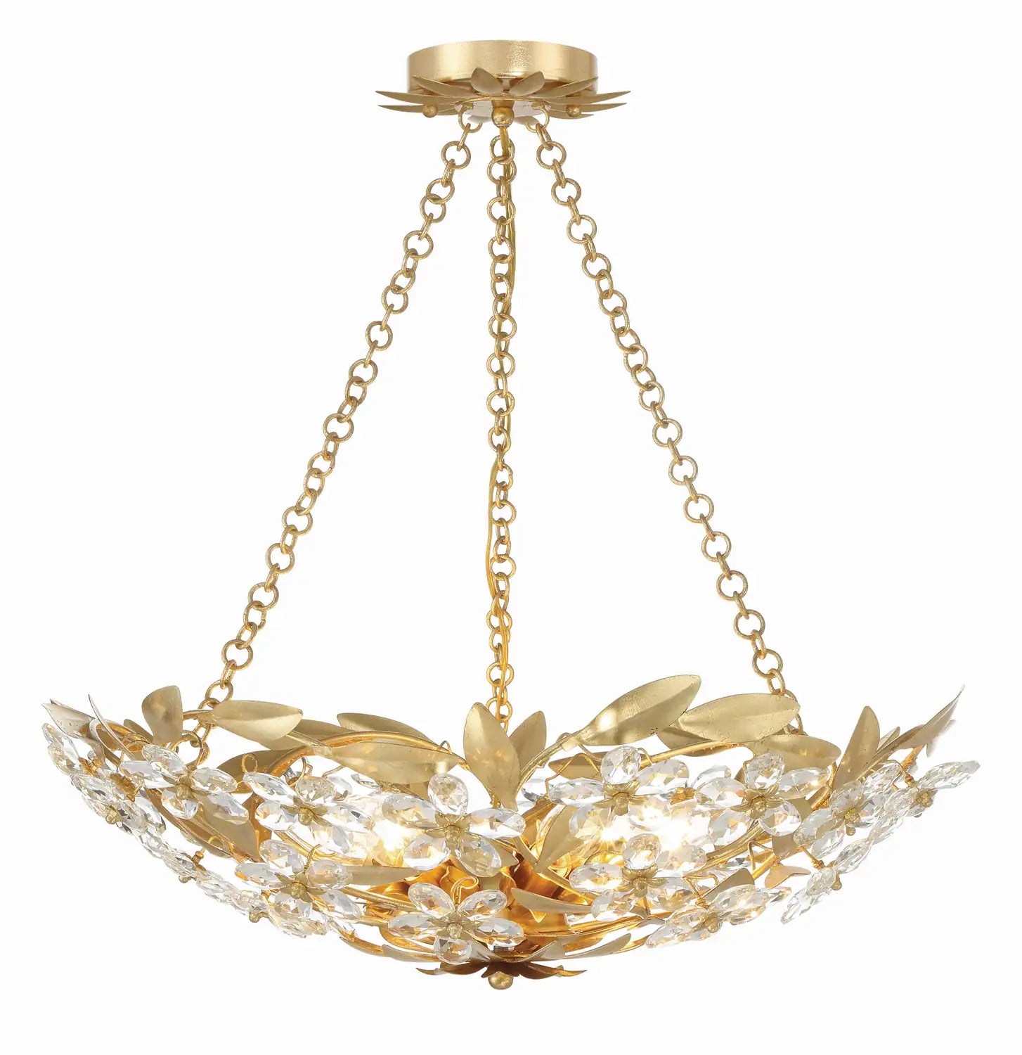 CRYSTORAMA, MARSELLE SEMI FLUSH MOUNT, FLUSH MOUNT CEILING LIGHTS