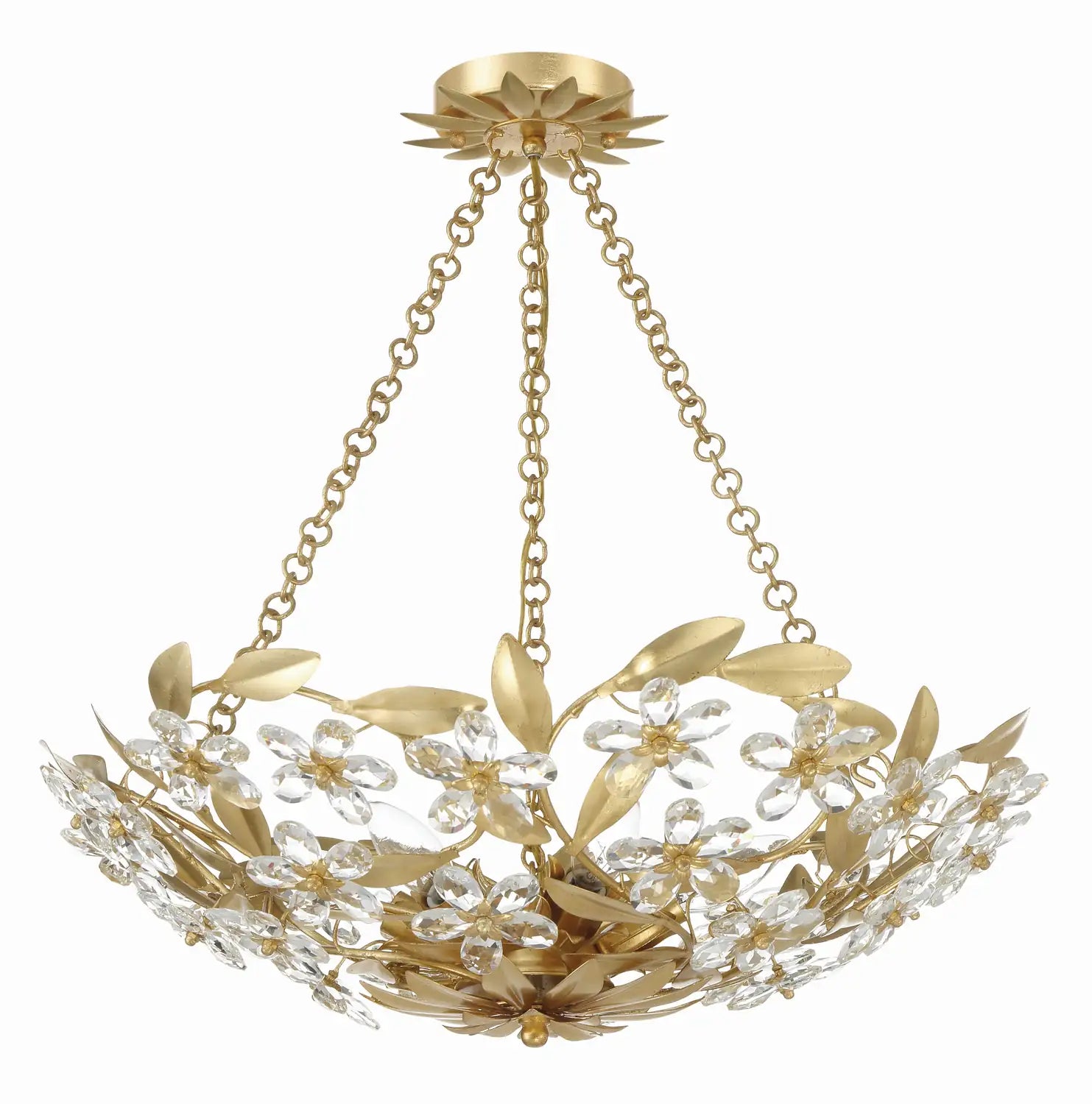 CRYSTORAMA, MARSELLE SEMI FLUSH MOUNT, FLUSH MOUNT CEILING LIGHTS