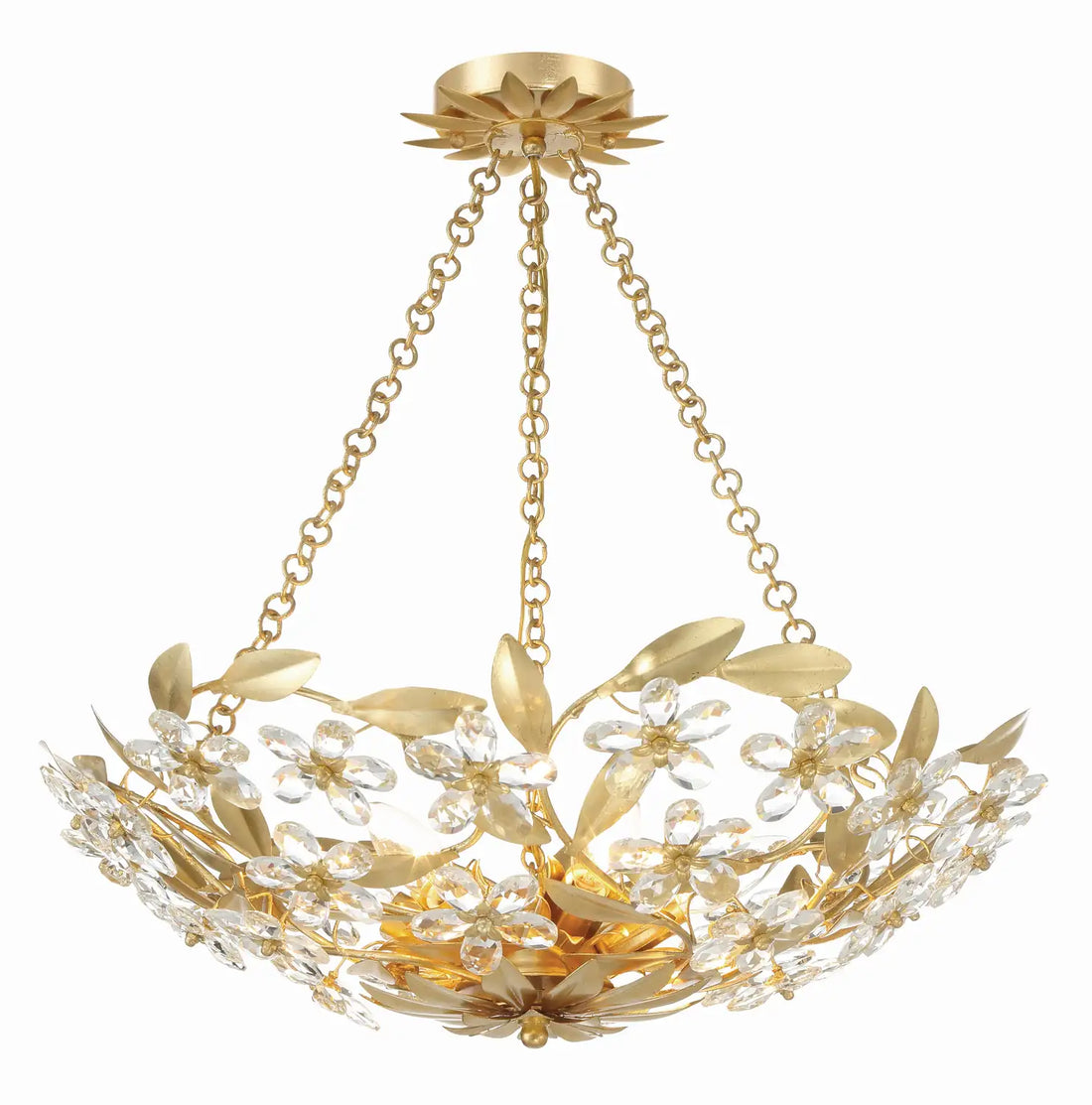 CRYSTORAMA, MARSELLE SEMI FLUSH MOUNT, FLUSH MOUNT CEILING LIGHTS