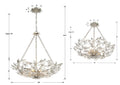CRYSTORAMA, MARSELLE SEMI FLUSH MOUNT, FLUSH MOUNT CEILING LIGHTS
