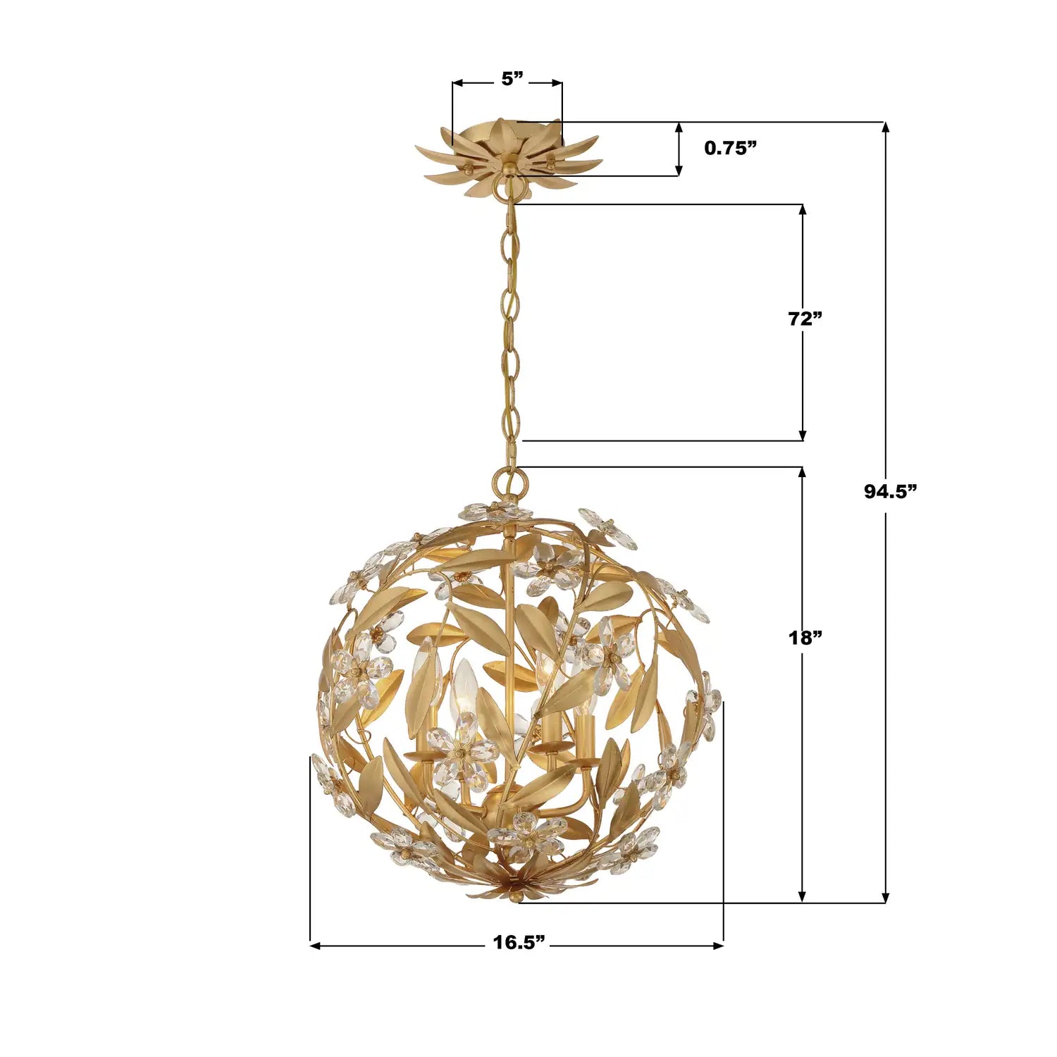 CRYSTORAMA, MARSELLE PENDANT, PENDANT LIGHT