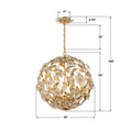 CRYSTORAMA, MARSELLE PENDANT, PENDANT LIGHT