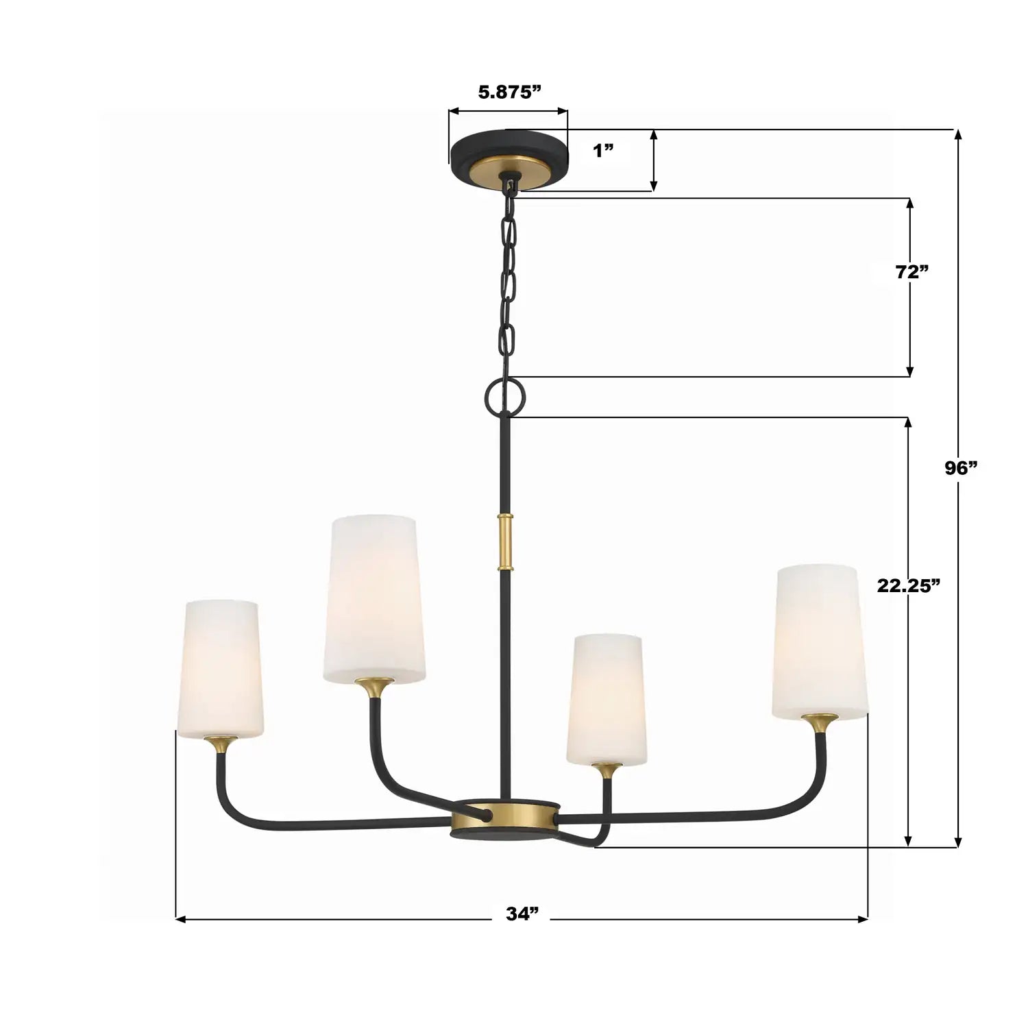 CRYSTORAMA, NILES MODERN CHANDELIER, CHANDELIER LIGHT
